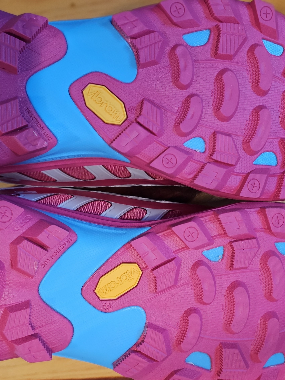 Jeep x Merrell Moab Speed 2 Vibram Trail Shoes Pink White Men 9.5 Women 10.5 NIB - Picture 5 of 6